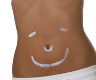 Verdauung Frau Bauch Smiley