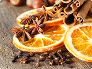 Orange in der Küche Orange Zimt Nelke Anis