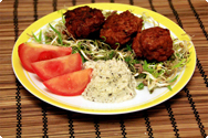 Mild-aromatische Mischung Rezpt und Testbericht für BioSnackys mild-aromatische Mischung und Vleischbällchen