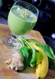Rotklee Smoothie mit Rotklee