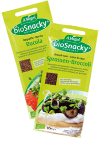 Neue Sprossensorten Rucola Sprossenbroccoli