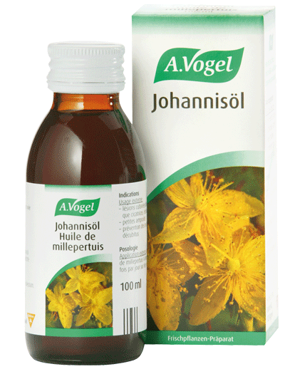 Flasche und Verpackung Johannisöl 100ml